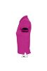 Női PASSION négy gombos rövid ujjú galléros pamut póló, SOL'S SO11338, Fuchsia-XL