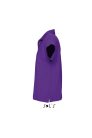 Férfi  SUMMER II rövid ujjú galléros piké pamut póló, SOL'S SO11342, Dark Purple-XL