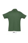 Férfi  SUMMER II rövid ujjú galléros piké pamut póló, SOL'S SO11342, Golf Green-2XL