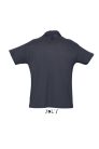 Férfi  SUMMER II rövid ujjú galléros piké pamut póló, SOL'S SO11342, Navy-2XL