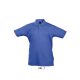 Gyerek SUMMER II KIDS galléros pamut póló, SOL'S SO11344, Royal Blue-10A