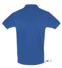 Férfi PERFECT két gombos rövid ujjú galléros piké pamut póló, SOL'S SO11346, Royal Blue-2XL