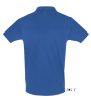 Férfi PERFECT két gombos rövid ujjú galléros piké pamut póló, SOL'S SO11346, Royal Blue-XL