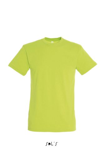 Uniszex REGENT kereknyakú rövid ujjú pamut póló, SOL'S SO11380, Apple Green-2XL