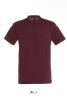 Uniszex REGENT kereknyakú rövid ujjú pamut póló, SOL'S SO11380, Burgundy-2XL