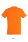 Uniszex REGENT kereknyakú rövid ujjú pamut póló, SOL'S SO11380, Orange-2XL