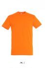 Uniszex REGENT kereknyakú rövid ujjú pamut póló, SOL'S SO11380, Orange-3XL