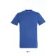 Uniszex REGENT kereknyakú rövid ujjú pamut póló, SOL'S SO11380, Royal Blue-2XL