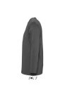 Férfi MONARCH hosszú ujjú pamut póló, SOL'S SO11420, Dark Grey-XL