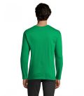 Férfi MONARCH hosszú ujjú pamut póló, SOL'S SO11420, Kelly Green-4XL