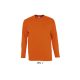 Férfi MONARCH hosszú ujjú pamut póló, SOL'S SO11420, Orange-2XL