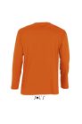 Férfi MONARCH hosszú ujjú pamut póló, SOL'S SO11420, Orange-3XL