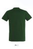 Férfi IMPERIAL környakas rövid ujjú pamut póló, SOL'S SO11500, Bottle Green-2XL