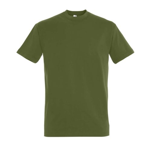 Férfi IMPERIAL környakas rövid ujjú pamut póló, SOL'S SO11500, Dark Khaki-2XL