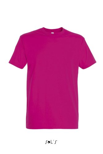 Férfi IMPERIAL környakas rövid ujjú pamut póló, SOL'S SO11500, Fuchsia-2XL