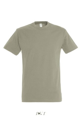 Férfi IMPERIAL környakas rövid ujjú pamut póló, SOL'S SO11500, Khaki-2XL