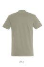 Férfi IMPERIAL környakas rövid ujjú pamut póló, SOL'S SO11500, Khaki-2XL