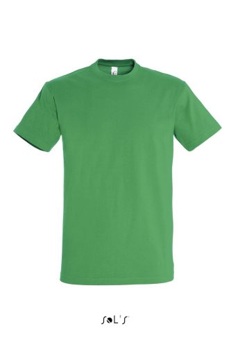 Férfi IMPERIAL környakas rövid ujjú pamut póló, SOL'S SO11500, Kelly Green-4XL