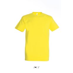   Férfi IMPERIAL környakas rövid ujjú pamut póló, SOL'S SO11500, Lemon-2XL