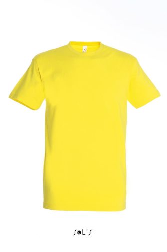 Férfi IMPERIAL környakas rövid ujjú pamut póló, SOL'S SO11500, Lemon-2XL