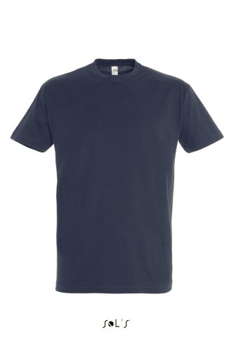 Férfi IMPERIAL környakas rövid ujjú pamut póló, SOL'S SO11500, Navy-2XL