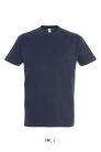 Férfi IMPERIAL környakas rövid ujjú pamut póló, SOL'S SO11500, Navy-XS