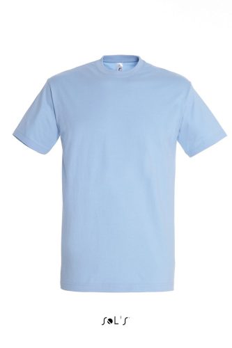 Férfi IMPERIAL környakas rövid ujjú pamut póló, SOL'S SO11500, Sky Blue-2XL