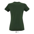 Női IMPERIAL környakú rövid ujjú pamut póló, SOL'S SO11502, Bottle Green-2XL