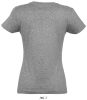 Női IMPERIAL környakú rövid ujjú póló, SOL'S SO11502, Grey Melange-2XL