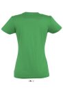 Női IMPERIAL környakú rövid ujjú pamut póló, SOL'S SO11502, Kelly Green-2XL