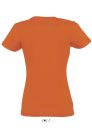 Női IMPERIAL környakú rövid ujjú pamut póló, SOL'S SO11502, Orange-2XL