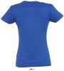 Női IMPERIAL környakú rövid ujjú pamut póló, SOL'S SO11502, Royal Blue-3XL