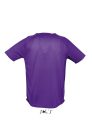 Férfi raglános, rövid ujjú sport póló, SOL'S SO11939, Dark Purple-2XL