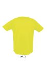 Férfi raglános, rövid ujjú sport póló, SOL'S SO11939, Neon Yellow-2XL