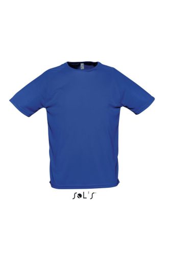 Férfi raglános, rövid ujjú sport póló, SOL'S SO11939, Royal Blue-XL