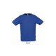 Férfi raglános, rövid ujjú sport póló, SOL'S SO11939, Royal Blue-XS