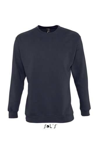 Férfi kereknyakú pulóver, SOL'S SO13250, Navy-XL