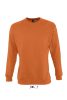 Férfi kereknyakú pulóver, SOL'S SO13250, Orange-2XL