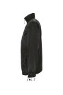 Uniszex bélelt széldzseki, gallérba hajtogatott kapucnival, SOL'S SO46000, Black-XL