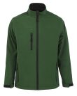 Férfi RELAX vastag 3 rétegű softshell dzseki, SOL'S SO46600, Bottle Green-2XL