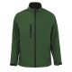 Férfi RELAX vastag 3 rétegű softshell dzseki, SOL'S SO46600, Bottle Green-2XL