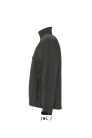 Férfi RELAX vastag 3 rétegű softshell dzseki, SOL'S SO46600, Charcoal Grey-3XL