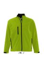 Férfi RELAX vastag 3 rétegű softshell dzseki, SOL'S SO46600, Green Absinthe-L