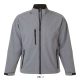 Férfi RELAX vastag 3 rétegű softshell dzseki, SOL'S SO46600, Grey Melange-2XL