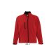 Férfi RELAX vastag 3 rétegű softshell dzseki, SOL'S SO46600, Pepper Red-2XL