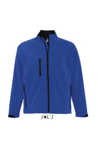 Férfi RELAX vastag 3 rétegű softshell dzseki, SOL'S SO46600, Royal Blue-4XL