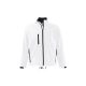 Férfi RELAX vastag 3 rétegű softshell dzseki, SOL'S SO46600, White-S