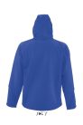 Férfi REPLAY kapucnis cipzáras softshell dzseki, SOL'S SO46602, Royal Blue-2XL