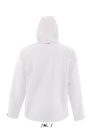 Férfi REPLAY kapucnis cipzáras softshell dzseki, SOL'S SO46602, White-L