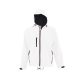 Férfi REPLAY kapucnis cipzáras softshell dzseki, SOL'S SO46602, White-XL